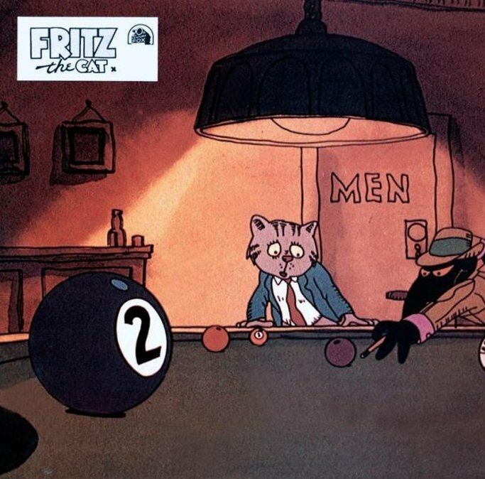 Приключение кота фрица на русском. Кот Фриц 1972. Приключе́ния кота́ Фри́ца. Fritz the Cat.